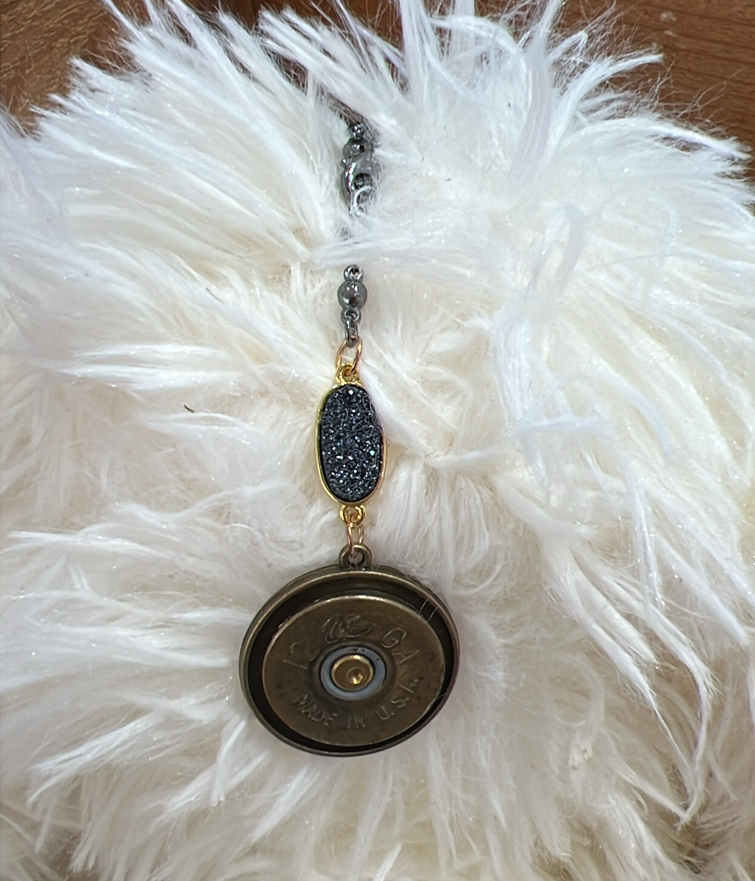 12 Gauge Stone Necklace