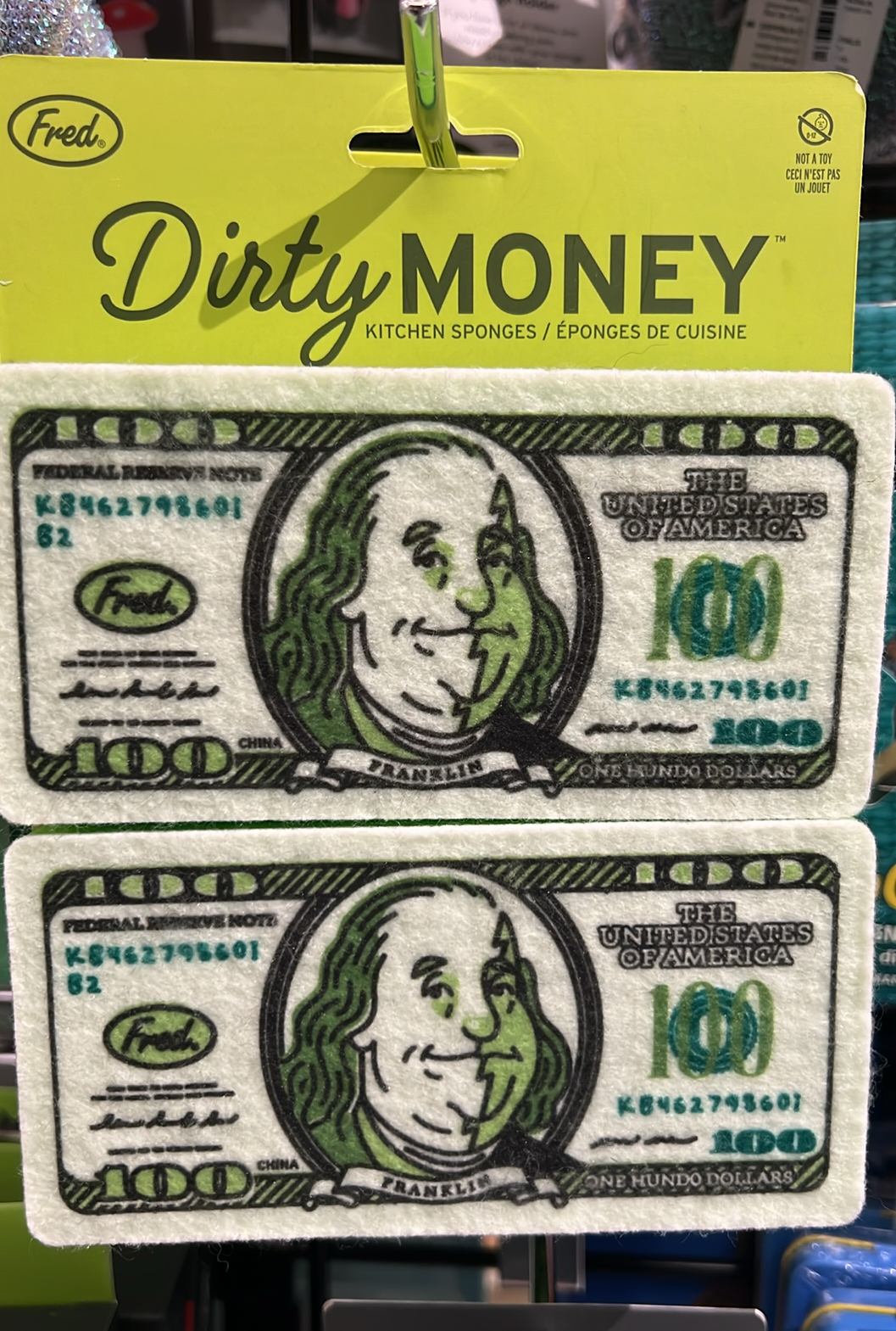 Dirty Money Sponges