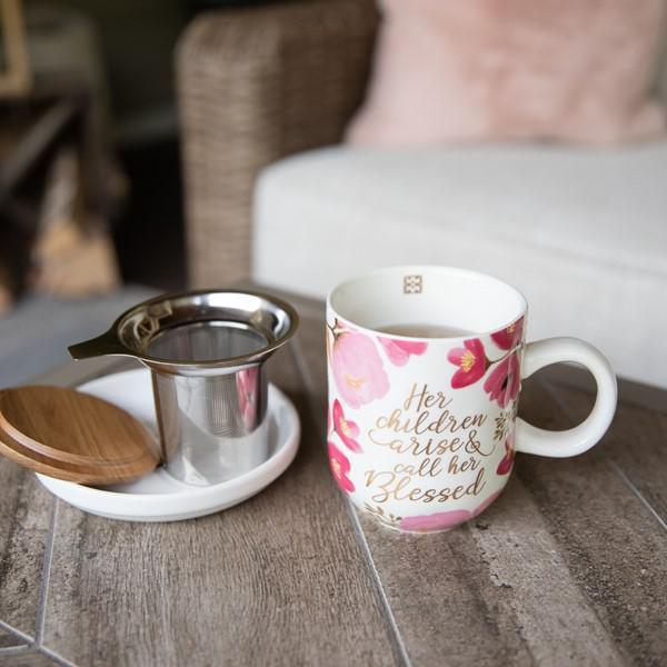 Ceramic Tea Mug Children Arise