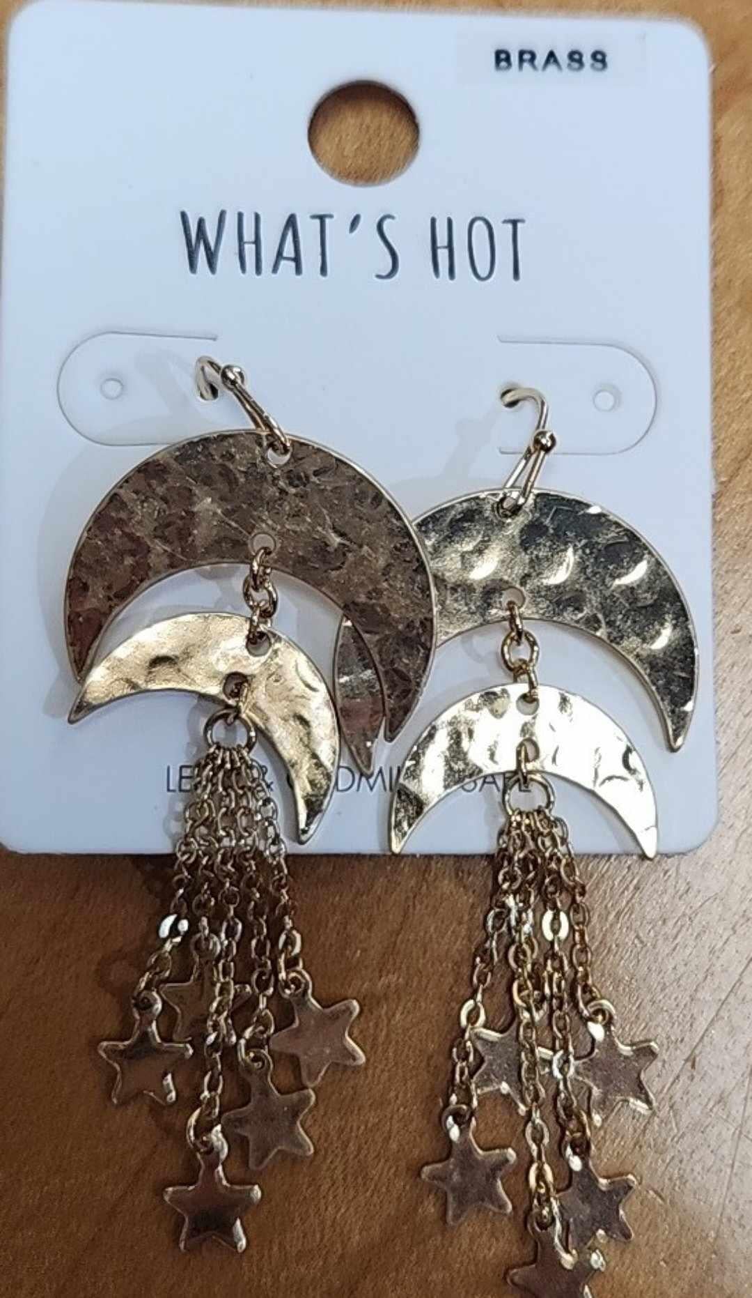 Half Moon & Star Earrings