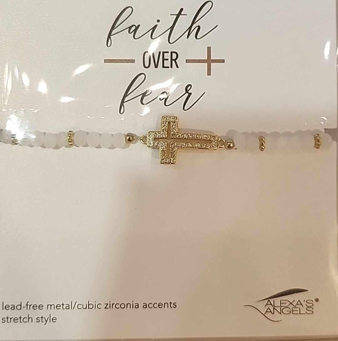 Beaded Cross Bracelet