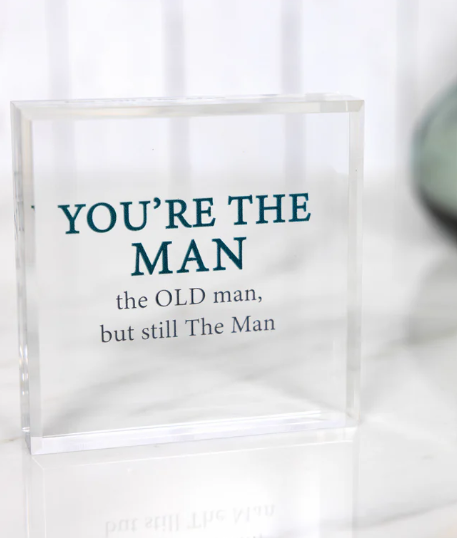 The Man 3.5" Acrylic Plaque