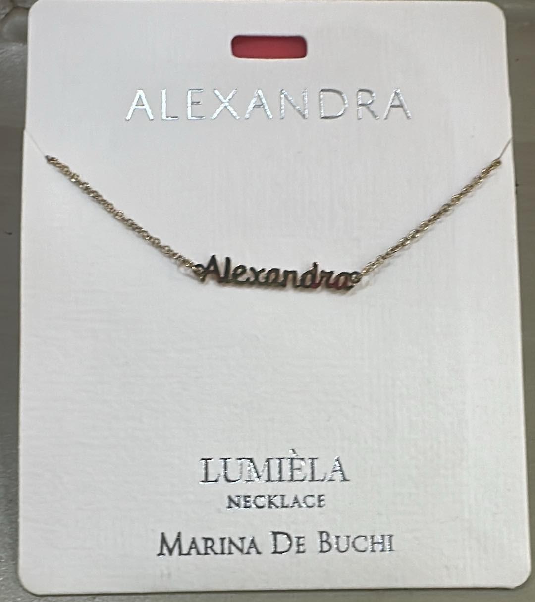 Lumiela Alexandra Name Necklace