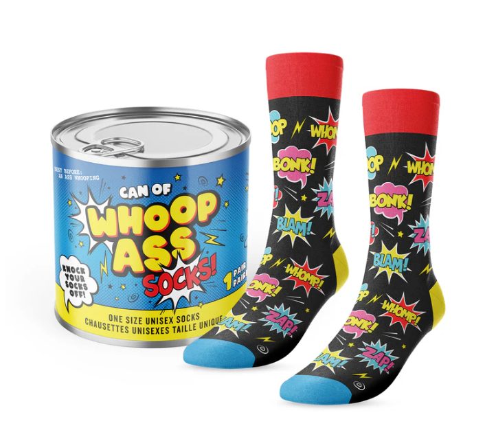 Can of Whoop Ass Socks