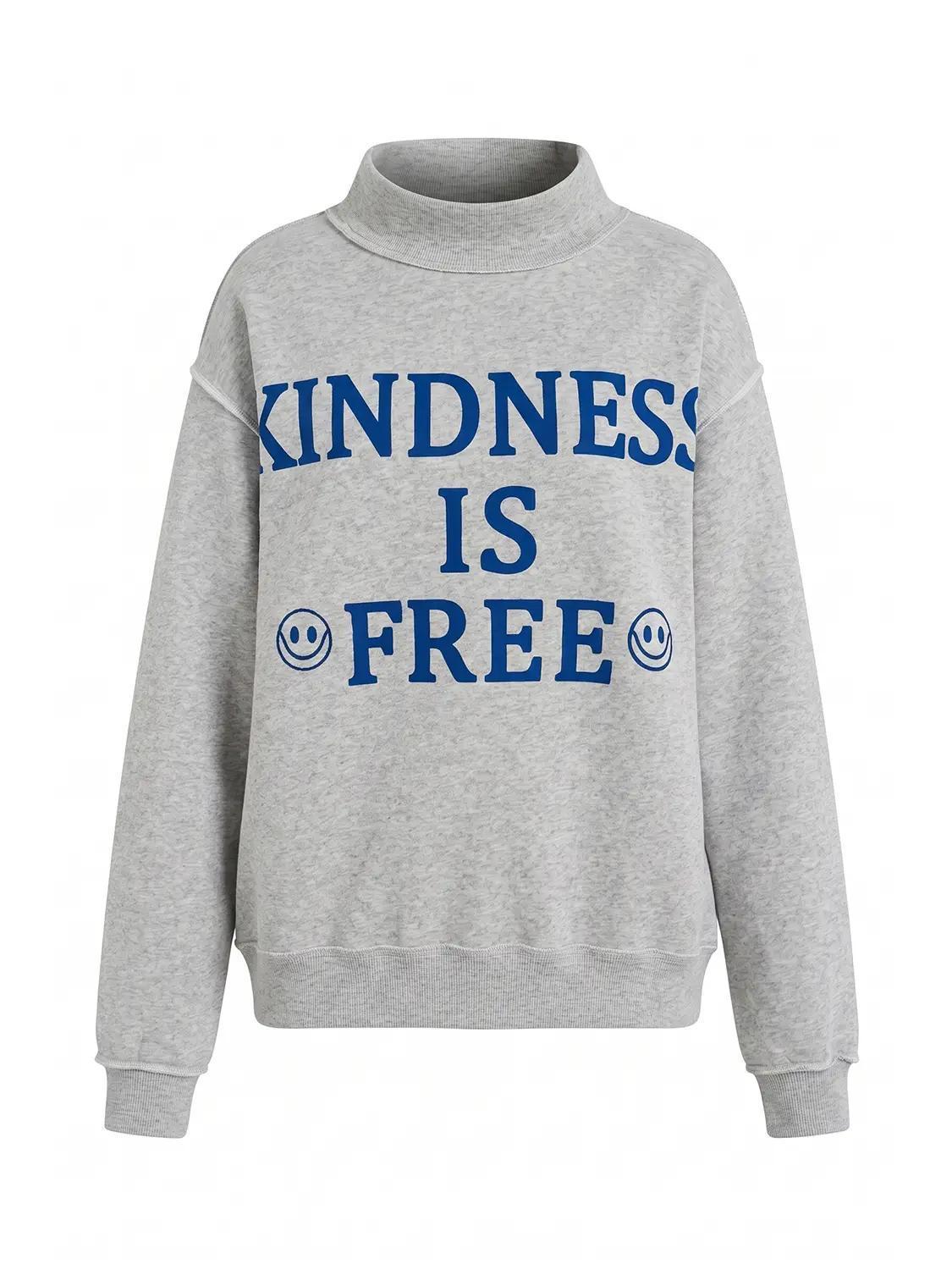 'Kindness Is Free' Reversible Sweatshirt