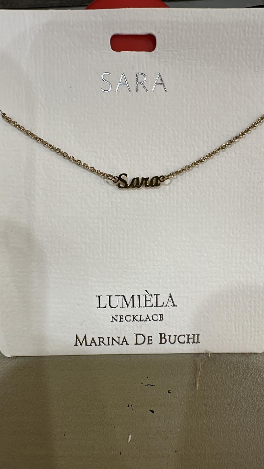 Lumiela Sara Name Necklace
