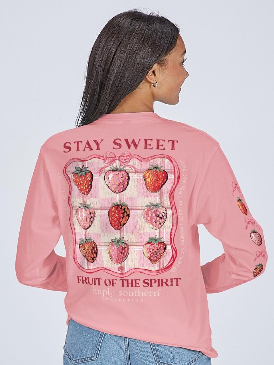 LS-STAYSWT-TEAROSE Adult & Youth LS Tee
