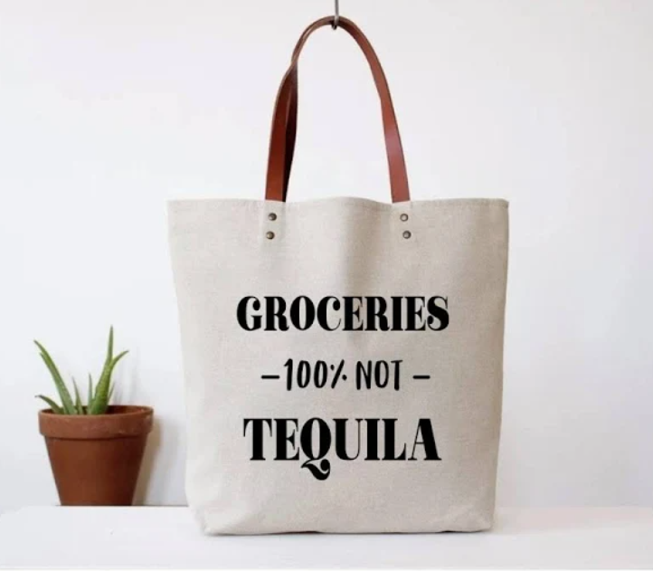 100% Not Tequila Tote Bag