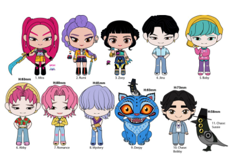 K-Pop Demon Hunters Bag Clips—Series 1 Blind Bags
