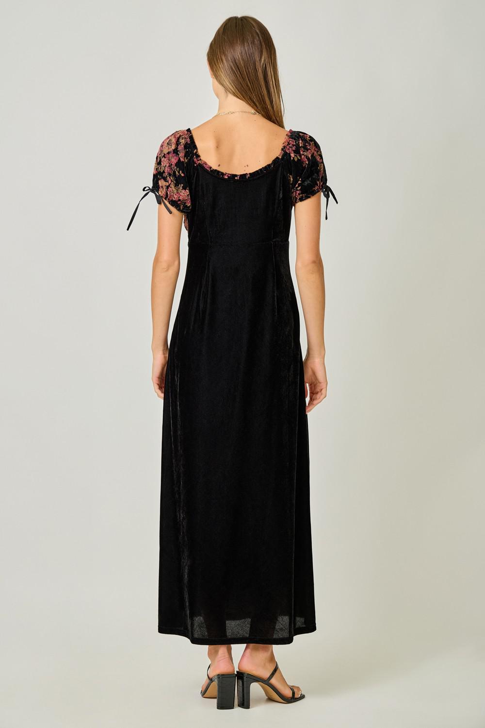 Velvet Long Maxi Dress