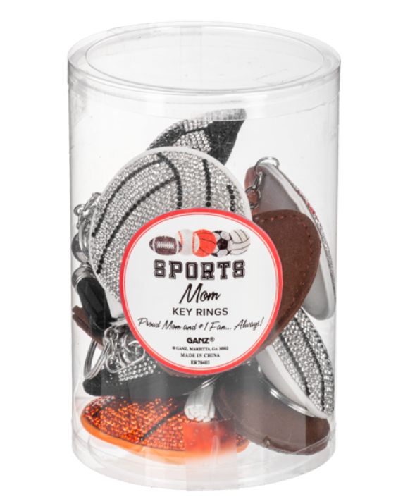 Sports Mom Key Rings