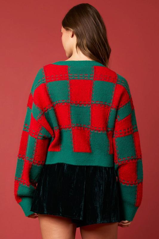 Square Stitch Sweater