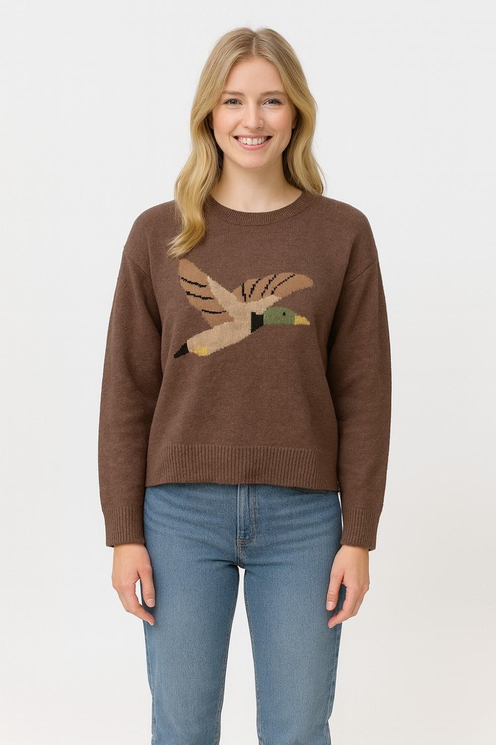 Mocha Duck Sweater