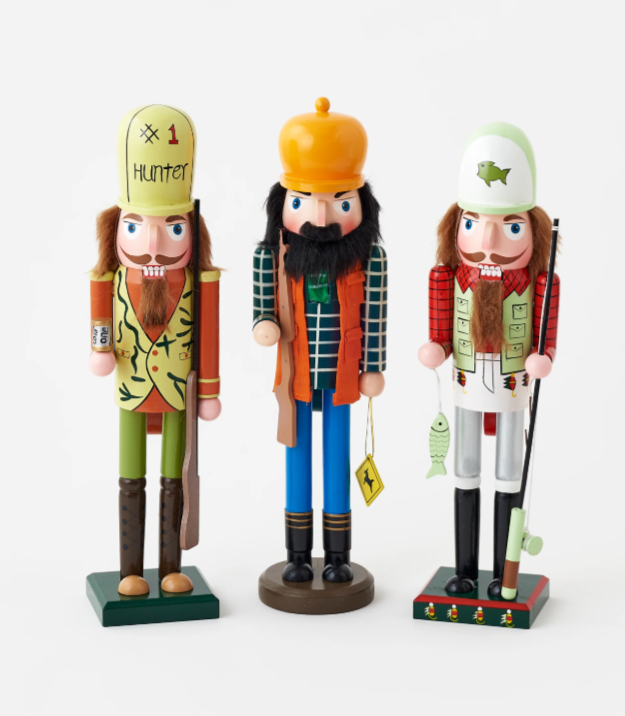 Outdoorsman Nutcracker - 3 Assorted