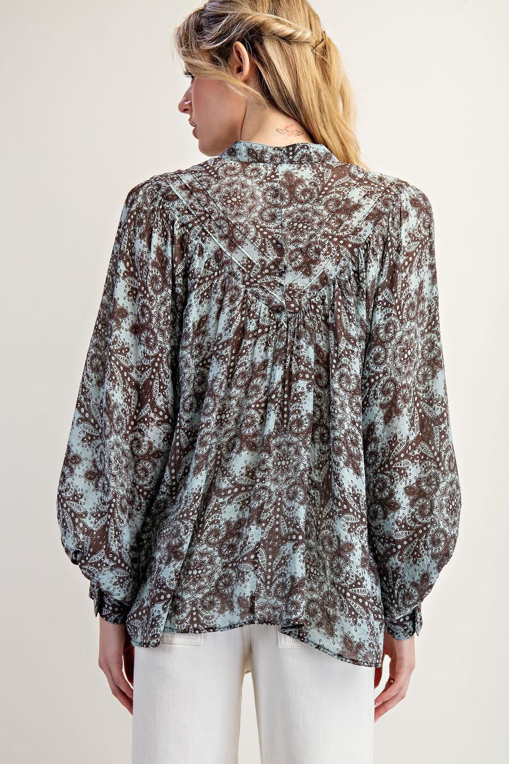Coco Paisley Printed Blouse
