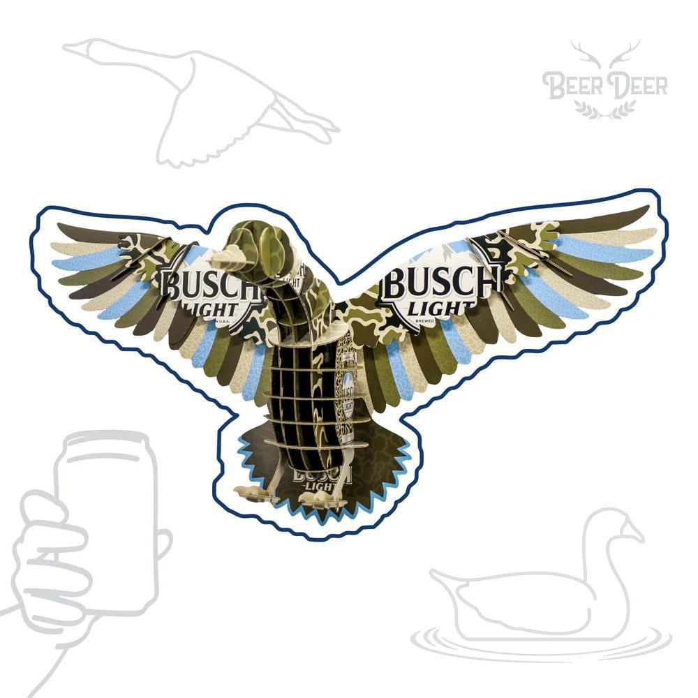 Busch Light Camo Duck Sculpture Kit