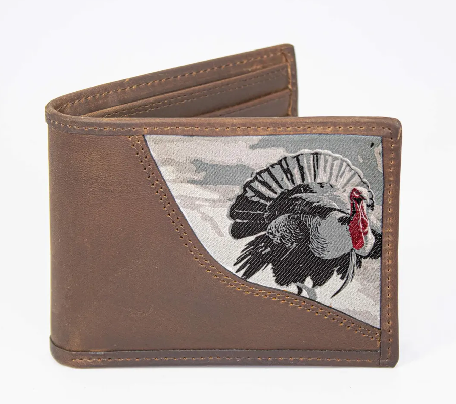 Burnished Leather Passcase Wallet