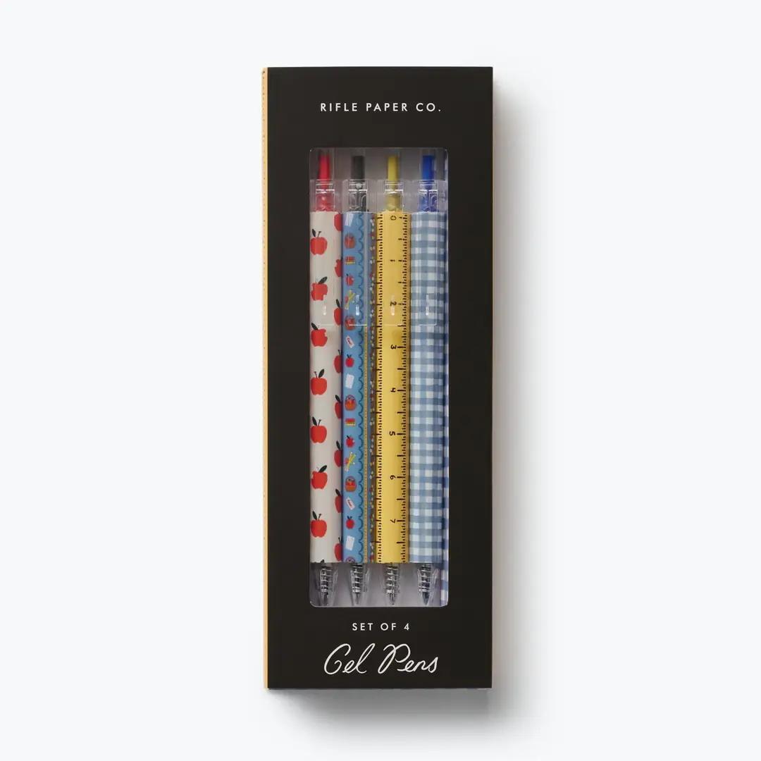Schoolhouse Gel Pen Set of 4