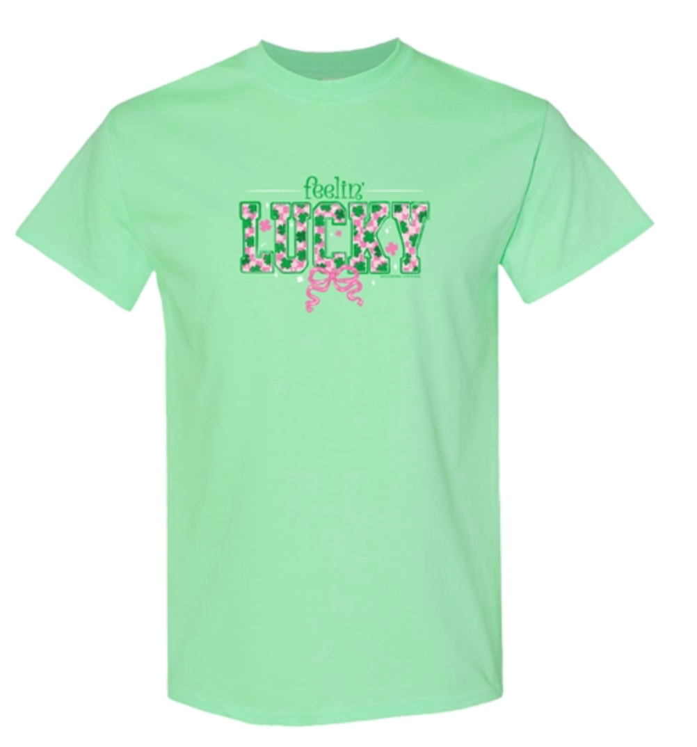 Feelin' Lucky Mint Green