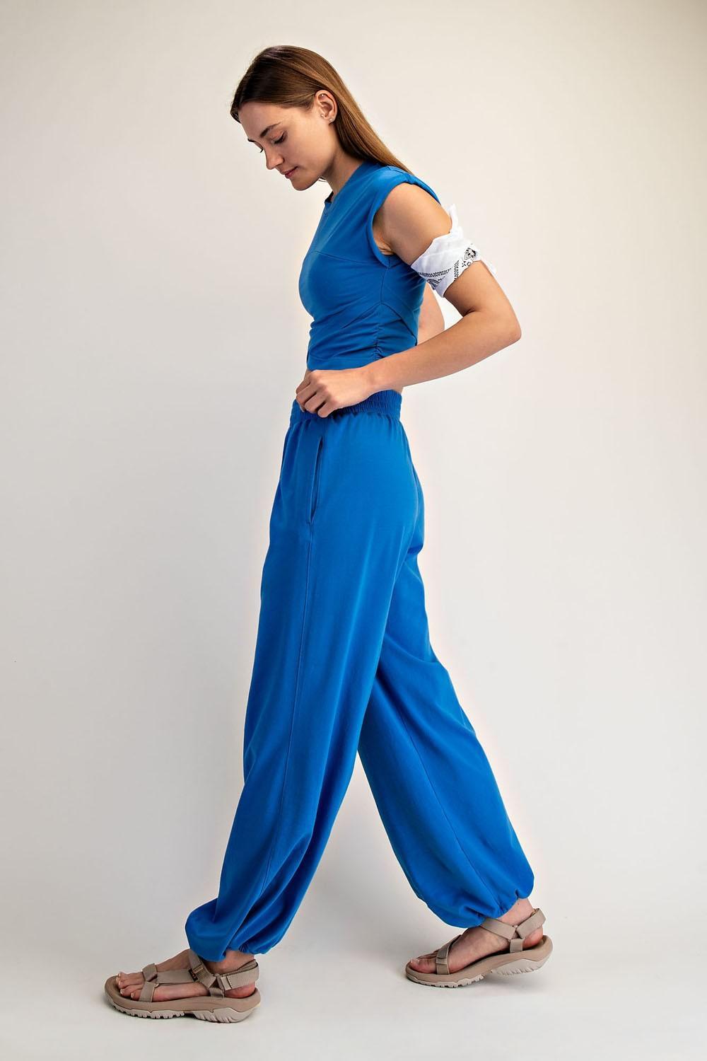 Cotton Lycra Crossover Set