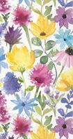 Summer Floral Guest Towel