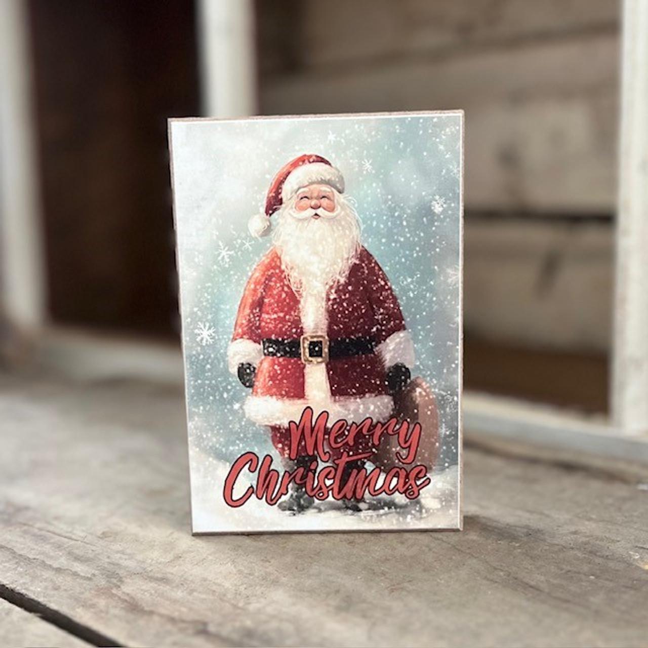 Christmas 4x6 Block Signs