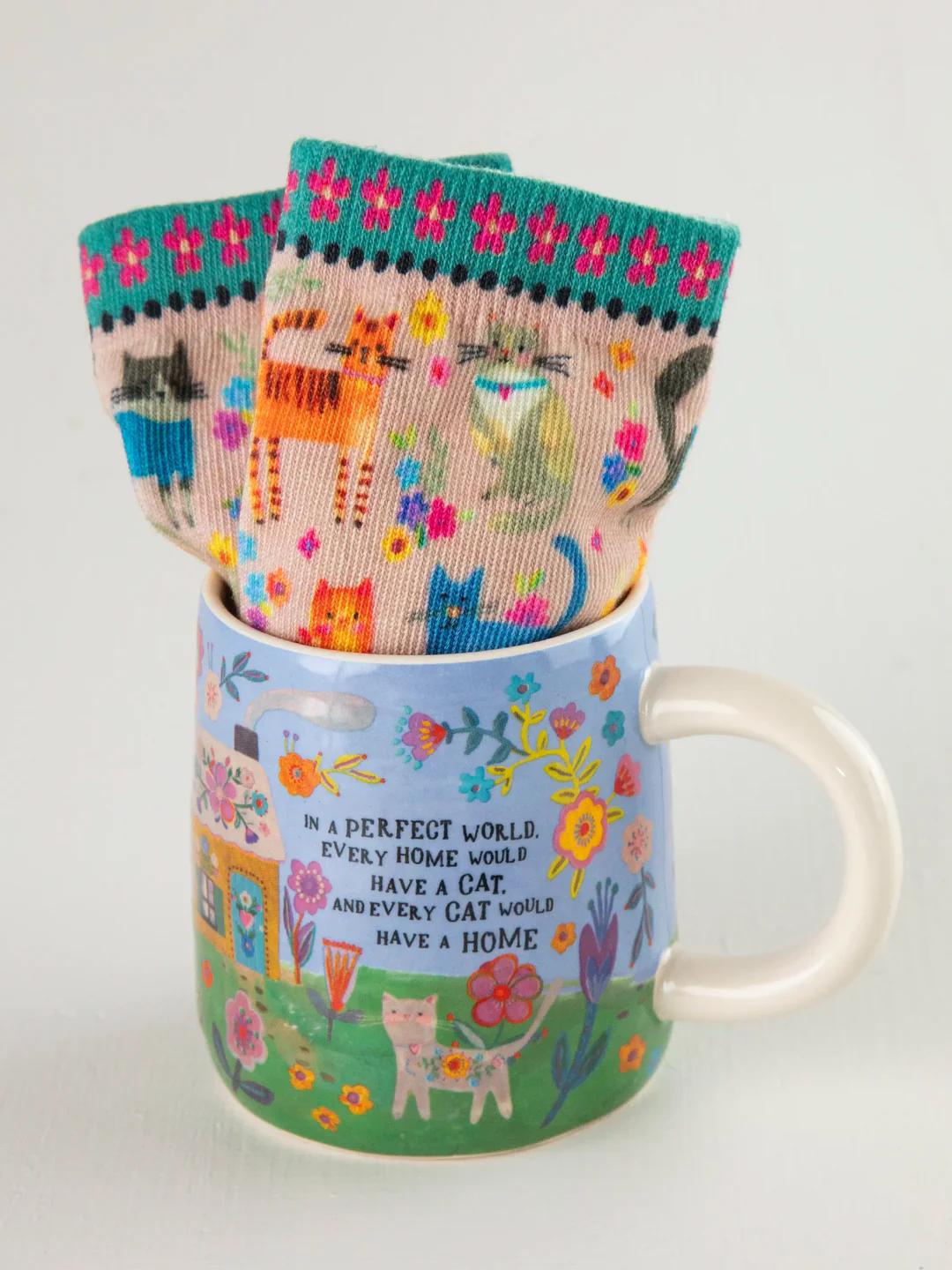 In A Perfect World Mug & Sock Set