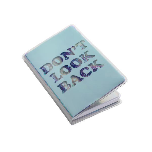 Don't Look Back Floating Glitter Journal