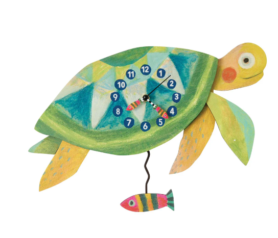 Allen Designs Shellbound Wood Wall Clock