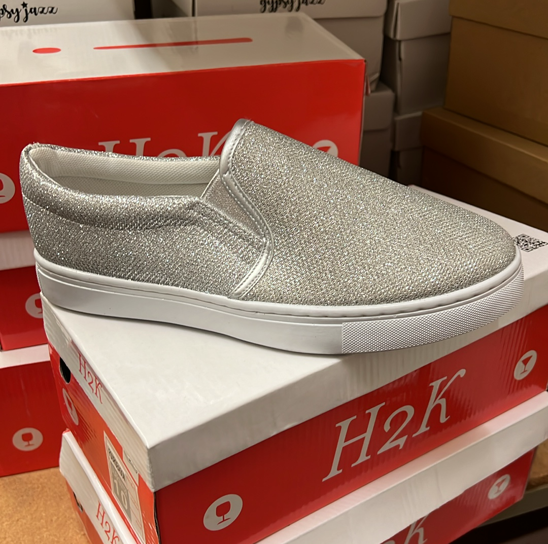 Silver Shimmer Sneaker