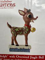 Rudolph With Oversized Jingle Bell