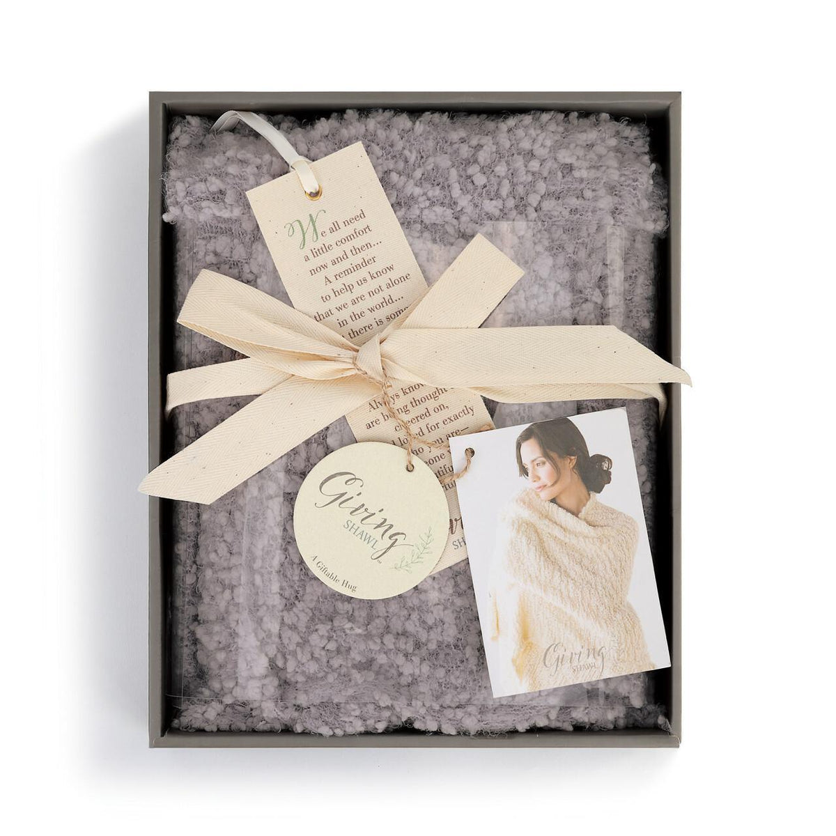 Giving Shawl Taupe