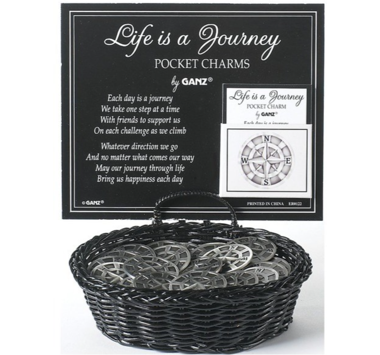 Life is a Journey Pocket Charms