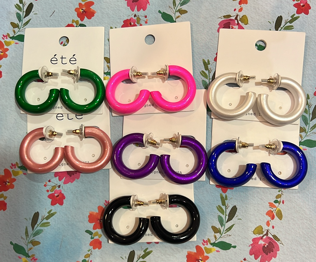 Metallic 30MM Hoops