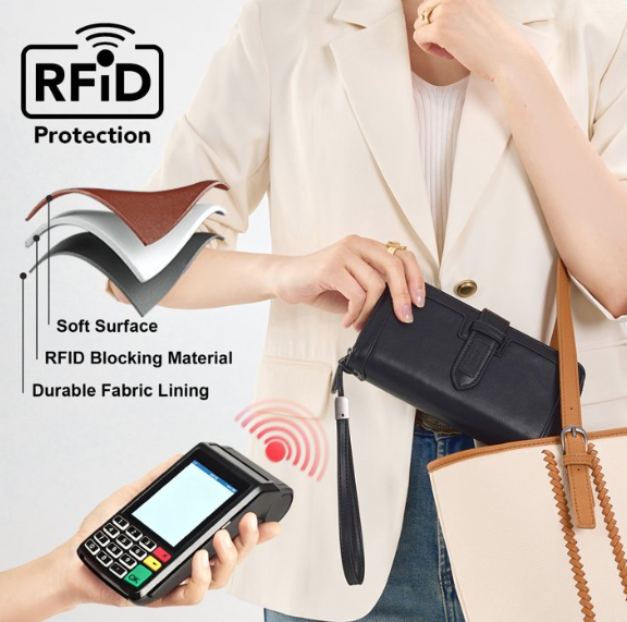 Wrangler Wristlet RFID Blocking Wallet