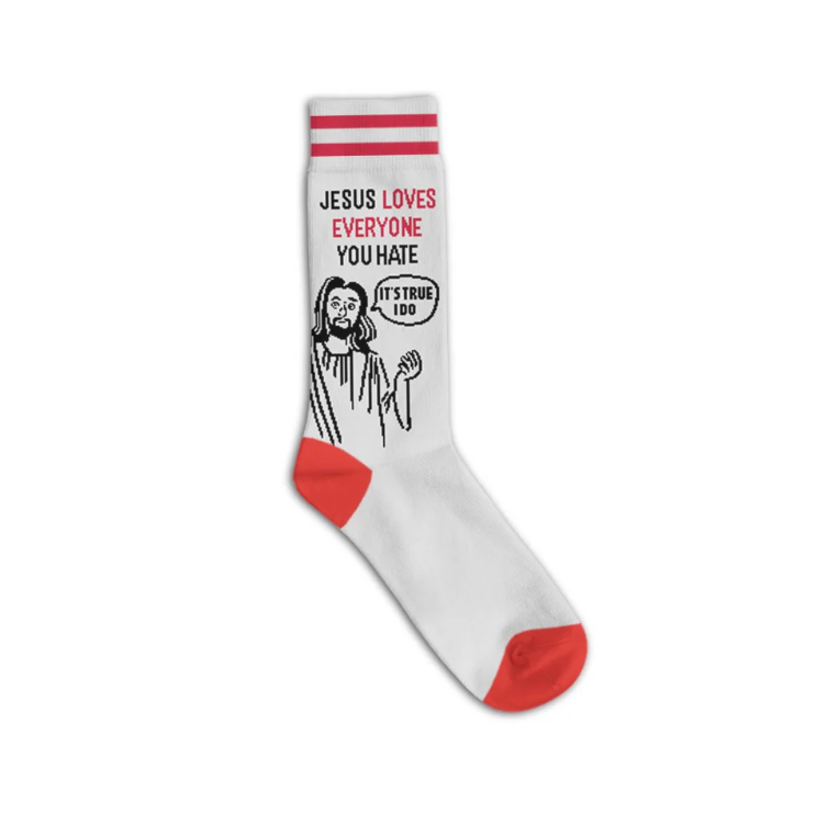 Jesus Loves Everyone Socks