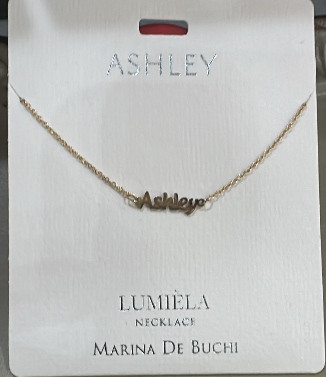 Lumiela Ashley Name Necklace