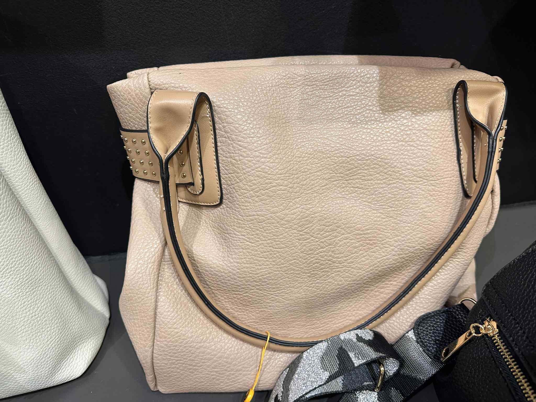 Leather Rhinestone Bag