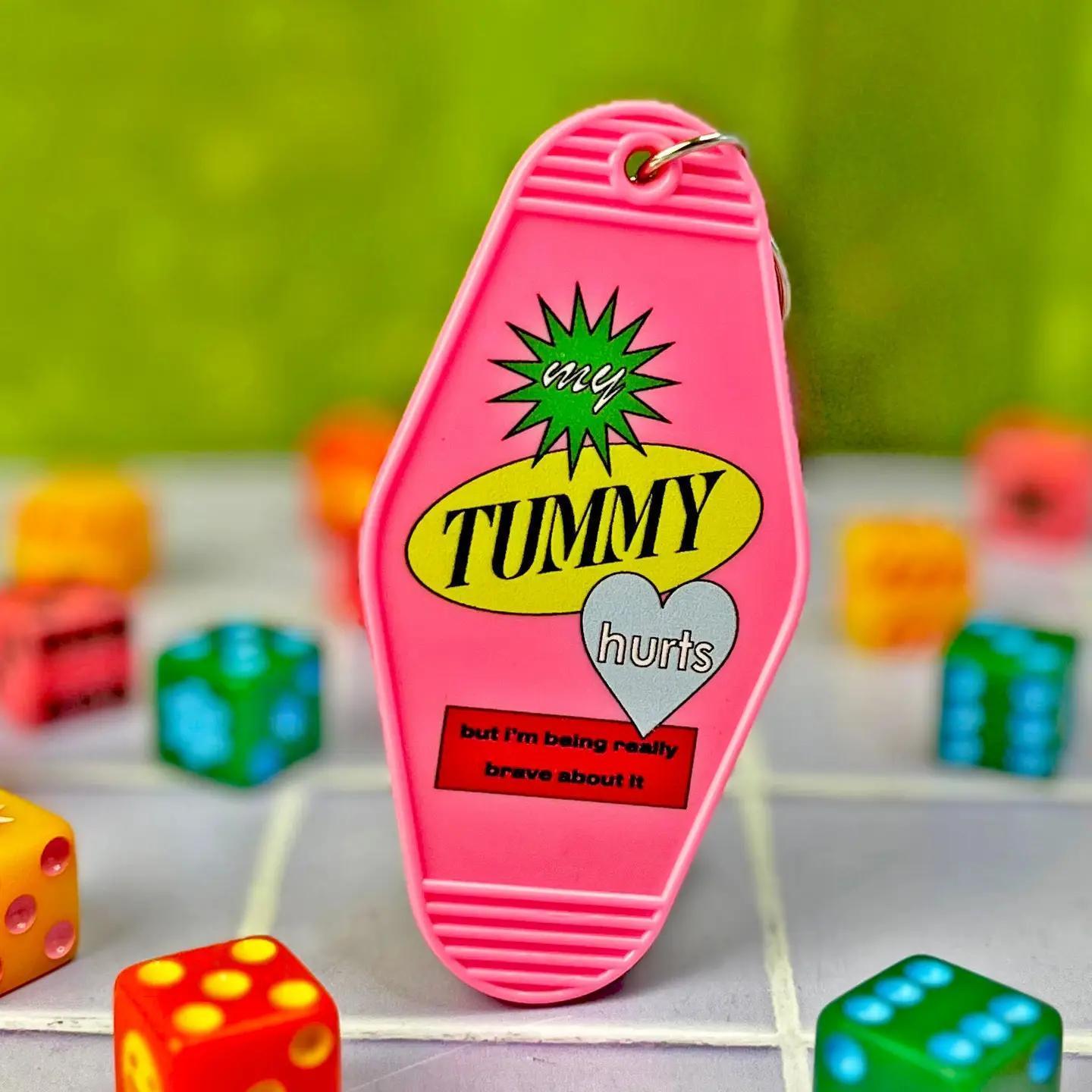 Vintage Inspired Motel Keychains