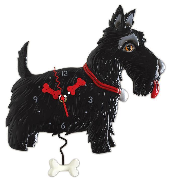 Scottie Dog Allen Design Clock