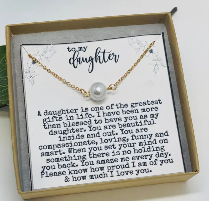 To My Daughter Necklace