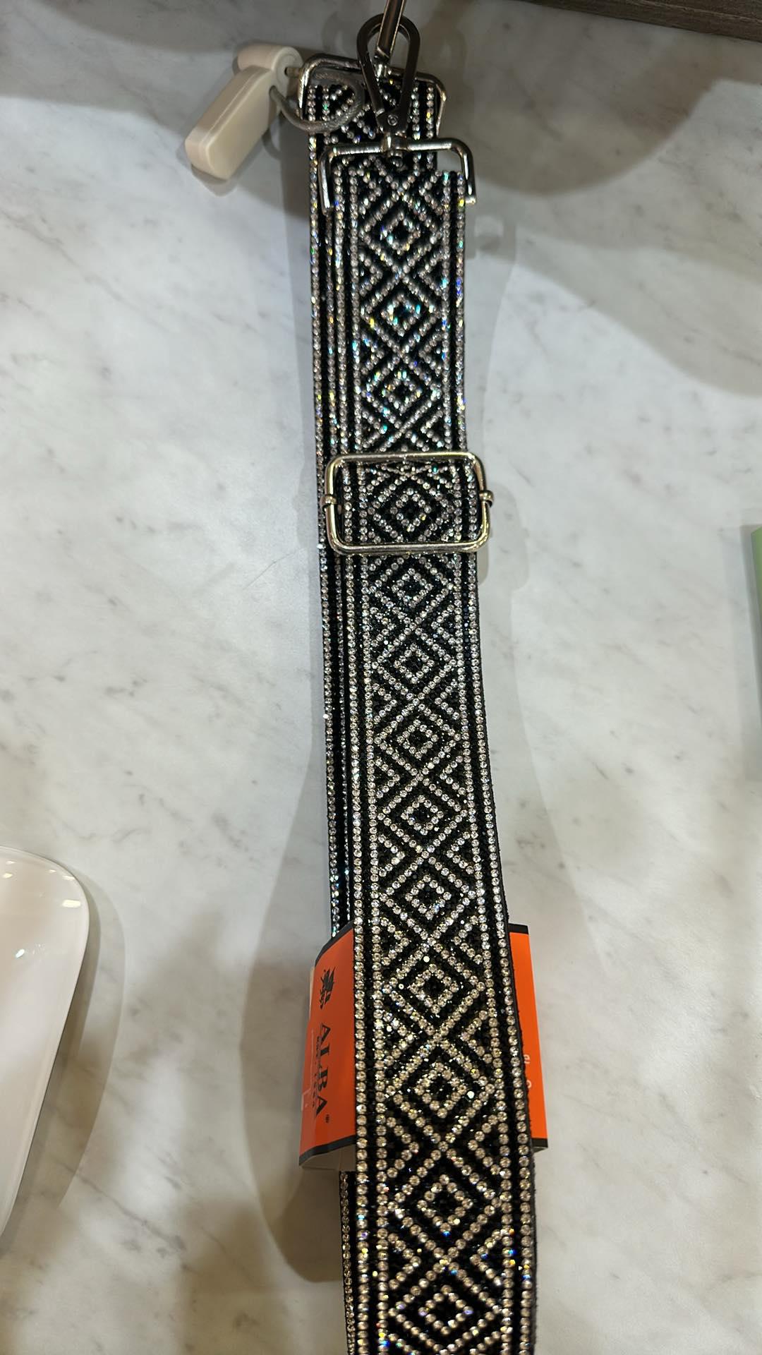 Black Rhinestone Strap