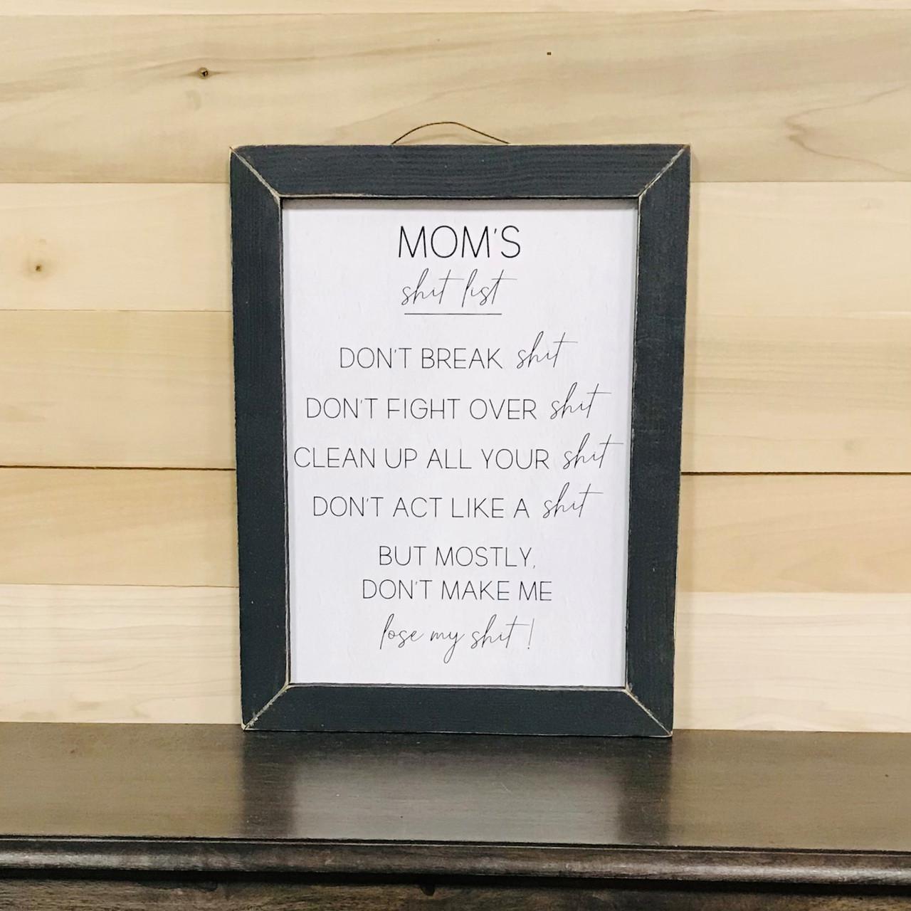 Moms List Sign