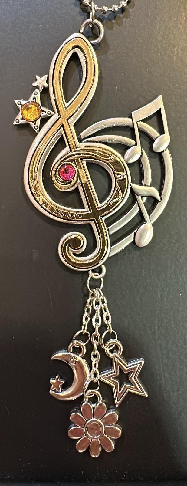 Car Charm- Treble Clef