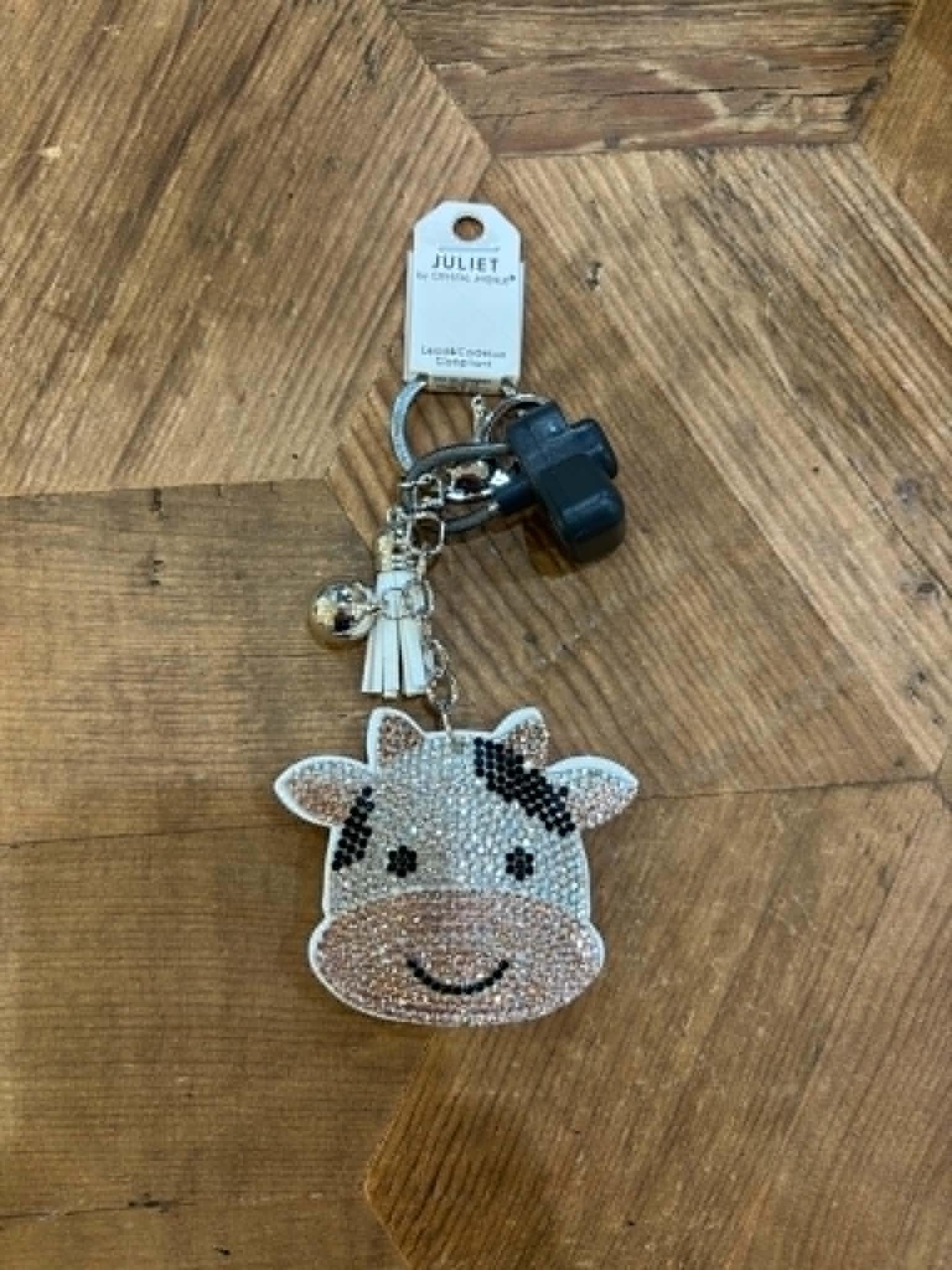 Puffy Rhinestone Keychains