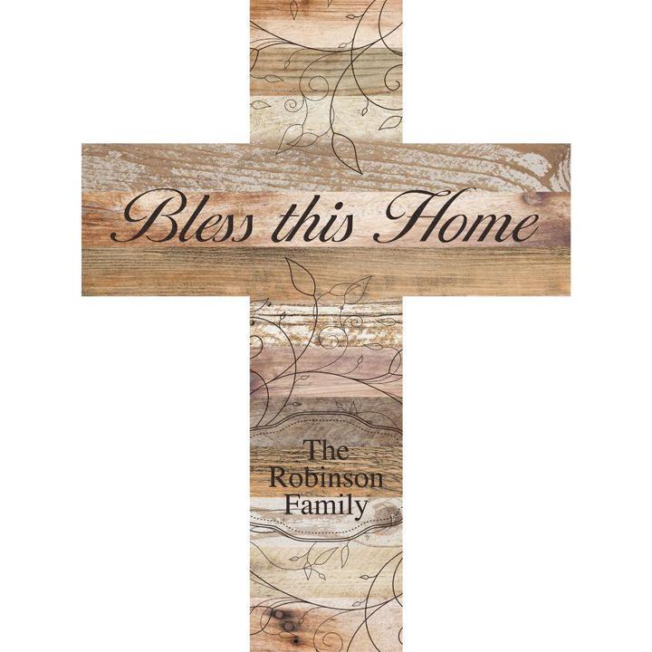 Faux Wood Cross 12x16