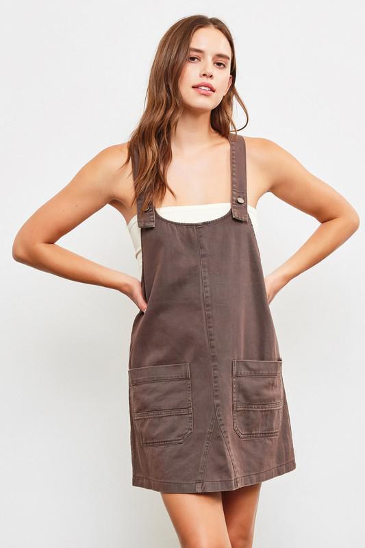 Oak Overall Dress