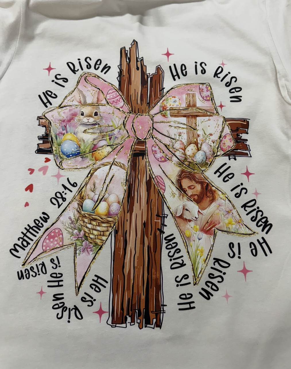 Risen Cross Vtg White