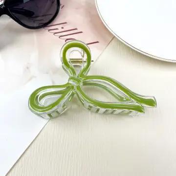 Jelly Color Bow Hair Clip