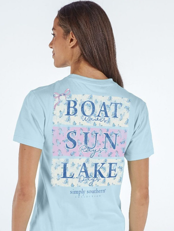 SS-LAKEBOAT-SKY Tee